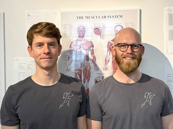 Hjalte og Christian — fysioterapeuter med osteopatisk tilgang